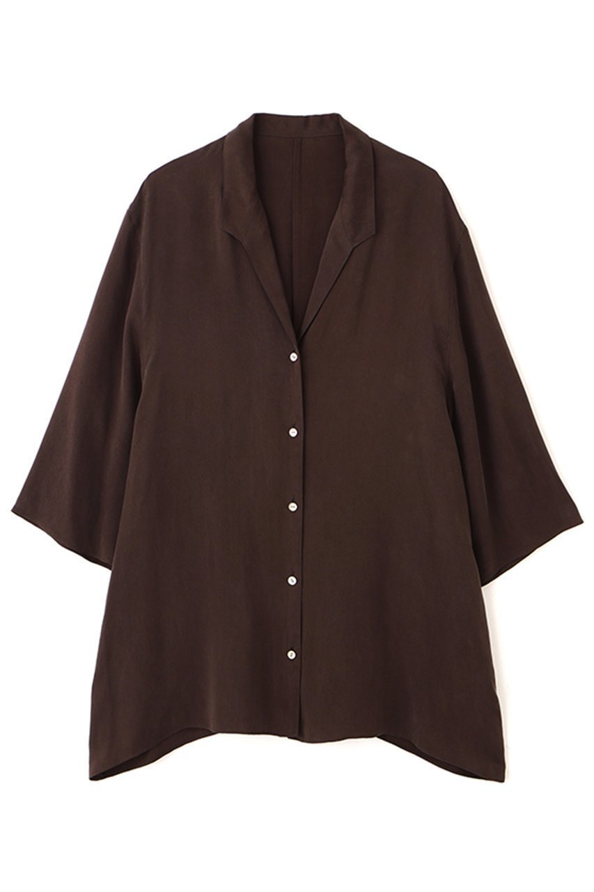 【エトレトウキョウ/ETRE TOKYO】のオープンネックキュプラシャツ 人気、トレンドファッション・服の通販 founy(ファニー) ファッション Fashion レディースファッション Fashion for Women トップス・カットソー Cut & Sew Tops シャツ・ブラウス・オフィスカジュアル Elegant Blouses & Button-Ups 春 Spring キュプラ Cupro, Eco Fabric ショート Short, Short Length ジャケット Jacket, Outerwear スタイリッシュ Stylish, Fashionable スリーブ Sleeve, Long Sleeve / Short Sleeve セットアップ Set-Up, Coordinated Outfit とろみ Fluid, Flowy Fabric デコルテ Décolleté, Neckline なめらか Smooth, Silky Texture フロント Front, Front Design ベーシック Basic, Essential ボトム Bottoms, Lower Wear ワイド Wide, Wide Fit S/S・春夏 SS, Spring/Summer, Warm Season 夏 Summer エレガント 上品 Elegant 2026年 2026 other-7|ID: prp329100004809877 ipo3291000000034908190