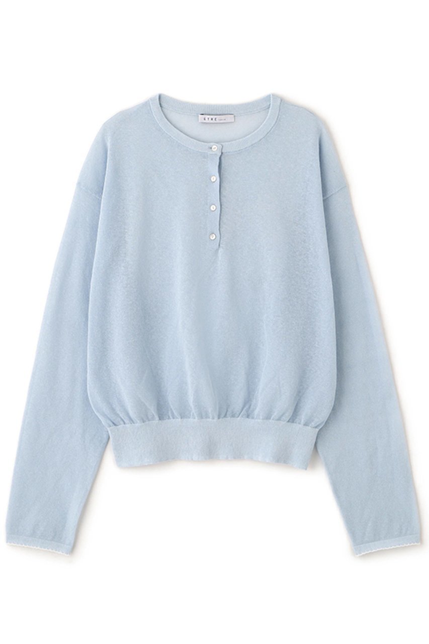 【エトレトウキョウ/ETRE TOKYO】のヘンリーネックシアーニットプルオーバー 人気、トレンドファッション・服の通販 founy(ファニー) 　ファッション　Fashion　レディースファッション　Fashion for Women　トップス・カットソー　Cut & Sew Tops　ニット　Knit Tops & Sweaters　カジュアルプルオーバー・ニットトップス　Pullovers & Knit Tops / Casual Pullovers　2026年　2026　シアー　Sheer, See-Through　バランス　Balance, Style Balance　ワイド　Wide, Wide Fit　今季　This Season, Current Season　吸水　Absorbent, Quick-Dry　夏　Summer　春　Spring　S/S・春夏　SS, Spring/Summer, Warm Season　other-6|ID: prp329100004809880 ipo3291000000034908221