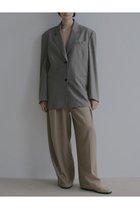 【エトレトウキョウ/ETRE TOKYO】のサイドベンツテーラードジャケット グレージュ|ID:prp329100004809882