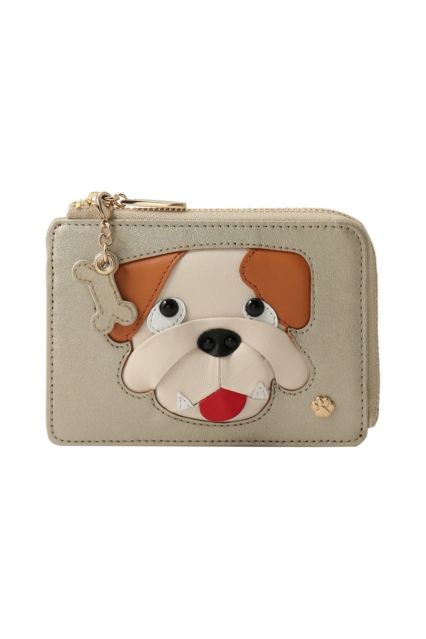 【ミュベール/MUVEIL】のブルドッグフラグメントケース インテリア・キッズ・メンズ・レディースファッション・服の通販 founy(ファニー) ファッション Fashion レディースファッション Fashion for Women ミニ財布・二つ折り財布 Wallets & Card Cases バッグ Bags おすすめ Recommended / Our Picks ギフト プレゼント Gift / Present コンパクト Compact, Small Size ボックス Boxy, Box Shape ポケット Pocket, Pocket Detail モチーフ Motif, Design Theme 財布 Wallet, Purse ゴールド|ID: prp329100004809888 ipo3291000000036087661