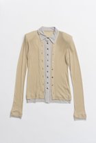 【プランク プロジェクト/PRANK PROJECT】のダブルフロントジャージーシャツ 人気、トレンドファッション・服の通販 founy(ファニー) ファッション Fashion レディースファッション Fashion for Women トップス・カットソー Cut & Sew Tops シャツ・ブラウス・オフィスカジュアル Elegant Blouses & Button-Ups ロングTシャツ・Tシャツ Longline T-Shirts & Tees カットソー・ベーシックTシャツ Cut-and-Sewn Tops / Stretch Tees & Basics 2026年 2026 インナー Innerwear シンプル Simple, Minimal スリーブ Sleeve, Long Sleeve / Short Sleeve テレコ Ribbed, Rib Stitch フィット Fit, Slim Fit ロング Long, Long-Length 夏 Summer 春 Spring S/S・春夏 SS, Spring/Summer, Warm Season thumbnail BGE(ベージュ)|ID: prp329100004809901 ipo3291000000034908460