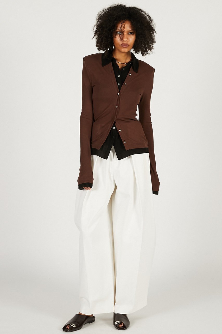 【プランク プロジェクト/PRANK PROJECT】のダブルフロントジャージーシャツ 人気、トレンドファッション・服の通販 founy(ファニー) ファッション Fashion レディースファッション Fashion for Women トップス・カットソー Cut & Sew Tops シャツ・ブラウス・オフィスカジュアル Elegant Blouses & Button-Ups ロングTシャツ・Tシャツ Longline T-Shirts & Tees カットソー・ベーシックTシャツ Cut-and-Sewn Tops / Stretch Tees & Basics 2026年 2026 インナー Innerwear シンプル Simple, Minimal スリーブ Sleeve, Long Sleeve / Short Sleeve テレコ Ribbed, Rib Stitch フィット Fit, Slim Fit ロング Long, Long-Length 夏 Summer 春 Spring S/S・春夏 SS, Spring/Summer, Warm Season other-3|ID: prp329100004809901 ipo3291000000034908463