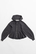 【プランク プロジェクト/PRANK PROJECT】のペプラムフーディパーカー 人気、トレンドファッション・服の通販 founy(ファニー) ファッション Fashion レディースファッション Fashion for Women トップス・カットソー Cut & Sew Tops シャツ・ブラウス・オフィスカジュアル Elegant Blouses & Button-Ups レディースパーカー・カジュアルフーディー Casual Hoodies & Sweatshirts ロングTシャツ・Tシャツ Longline T-Shirts & Tees スウェット・クルーネックトップス Sweatshirts & Crewnecks / Relaxed Fit Sweat Tops カットソー・ベーシックTシャツ Cut-and-Sewn Tops / Stretch Tees & Basics 2026年 2026 フェミニン Feminine, Girly フォルム Silhouette, Form ペプラム Peplum, Flared Hem 夏 Summer 春 Spring S/S・春夏 SS, Spring/Summer, Warm Season thumbnail C.GRY(チャコールグレー)|ID: prp329100004809903 ipo3291000000034908491