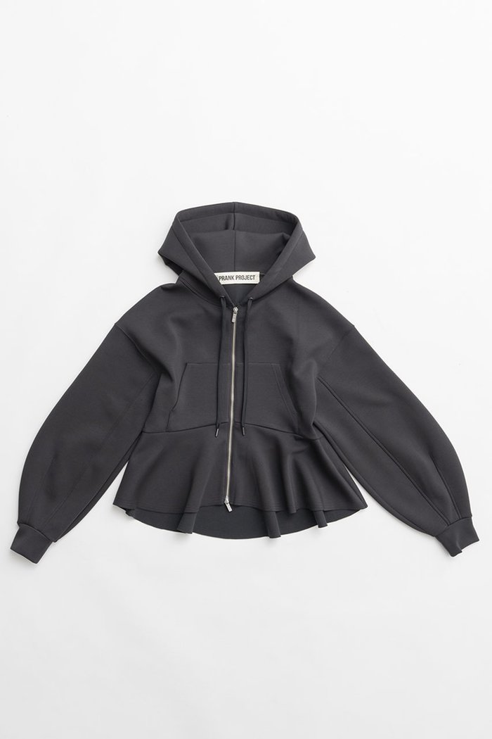 【プランク プロジェクト/PRANK PROJECT】のペプラムフーディパーカー インテリア・キッズ・メンズ・レディースファッション・服の通販 founy(ファニー) https://founy.com/ ファッション Fashion レディースファッション Fashion for Women トップス・カットソー Cut & Sew Tops シャツ・ブラウス・オフィスカジュアル Elegant Blouses & Button-Ups レディースパーカー・カジュアルフーディー Casual Hoodies & Sweatshirts ロングTシャツ・Tシャツ Longline T-Shirts & Tees スウェット・クルーネックトップス Sweatshirts & Crewnecks / Relaxed Fit Sweat Tops カットソー・ベーシックTシャツ Cut-and-Sewn Tops / Stretch Tees & Basics 2026年 2026 フェミニン Feminine, Girly フォルム Silhouette, Form ペプラム Peplum, Flared Hem 再入荷 Restock / Back in Stock 夏 Summer 春 Spring S/S・春夏 SS, Spring/Summer, Warm Season |ID: prp329100004809903 ipo3291000000036069892