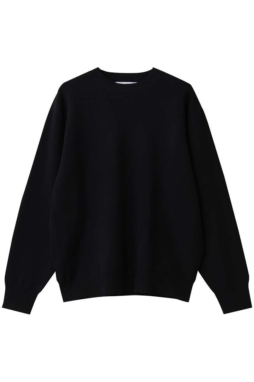 【スリー ドッツ/three dots】のパワースムースニット クルーネック インテリア・キッズ・メンズ・レディースファッション・服の通販 founy(ファニー) ファッション Fashion レディースファッション Fashion for Women トップス・カットソー Cut & Sew Tops ニット Knit Tops & Sweaters カジュアルプルオーバー・ニットトップス Pullovers & Knit Tops / Casual Pullovers 2026年 2026 なめらか Smooth, Silky Texture 夏 Summer 定番 Standard, Basic Item 春 Spring S/S・春夏 SS, Spring/Summer, Warm Season ブラック|ID: prp329100004809906 ipo3291000000034908525