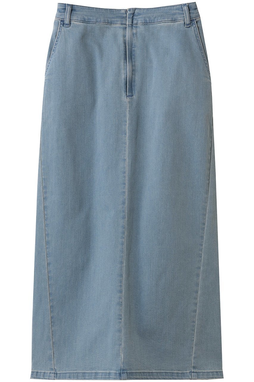 【スリー ドッツ/three dots】のデニム ペンシルスカート インテリア・キッズ・メンズ・レディースファッション・服の通販 founy(ファニー) 　ファッション　Fashion　レディースファッション　Fashion for Women　スカート　Skirts　ロングスカート　Long Skirts / Maxi & Midi Skirts　2026年　2026　クロップド　Cropped, Short Length　スニーカー　Sneakers, Trainers　デニム　Denim, Jeans Material　フィット　Fit, Slim Fit　ペンシル　Pencil, Pencil Skirt　ロング　Long, Long-Length　夏　Summer　春　Spring　S/S・春夏　SS, Spring/Summer, Warm Season　ウォッシュド|ID: prp329100004809908 ipo3291000000034908537