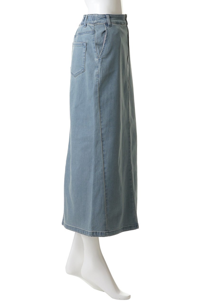 【スリー ドッツ/three dots】のデニム ペンシルスカート 人気、トレンドファッション・服の通販 founy(ファニー) 　ファッション　Fashion　レディースファッション　Fashion for Women　スカート　Skirts　ロングスカート　Long Skirts / Maxi & Midi Skirts　2026年　2026　クロップド　Cropped, Short Length　スニーカー　Sneakers, Trainers　デニム　Denim, Jeans Material　フィット　Fit, Slim Fit　ペンシル　Pencil, Pencil Skirt　ロング　Long, Long-Length　再入荷　Restock / Back in Stock　夏　Summer　春　Spring　S/S・春夏　SS, Spring/Summer, Warm Season　other-3|ID: prp329100004809908 ipo3291000000035566789