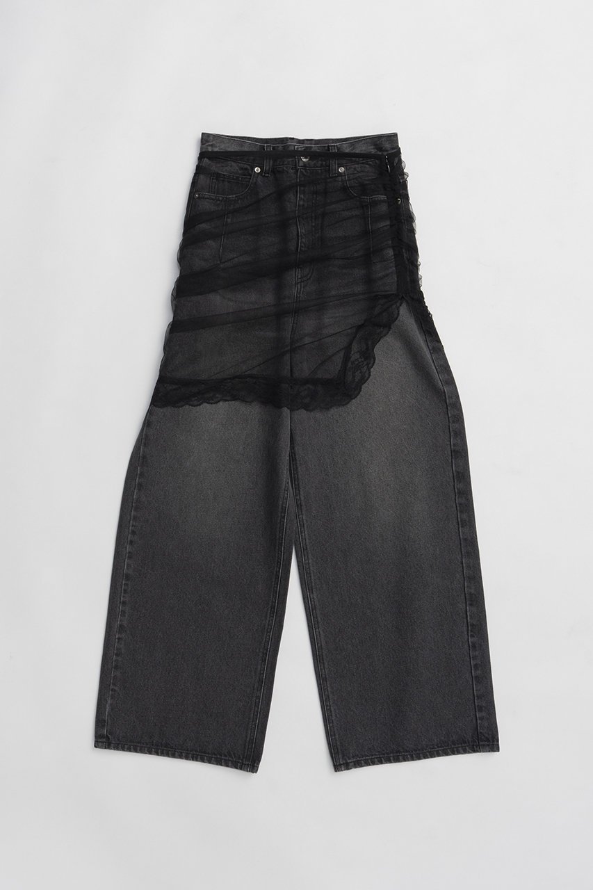 【プランク プロジェクト/PRANK PROJECT】のチュールスカートレイヤードデニム 人気、トレンドファッション・服の通販 founy(ファニー) ファッション Fashion レディースファッション Fashion for Women スカート Skirts パンツ Pants & Trousers デニムパンツ・ジーンズ・美脚デニム Denim Jeans & Pants 2026年 2026 おすすめ Recommended / Our Picks ジャケット Jacket, Outerwear ストレッチ Stretch, Stretchy Fabric ダウン Down, Puffer チュール Tulip, Tulip Motif デニム Denim, Jeans Material ドレープ Drape, Draping Fabric バランス Balance, Style Balance 夏 Summer 春 Spring S/S・春夏 SS, Spring/Summer, Warm Season other-1|ID: prp329100004809916 ipo3291000000034908627