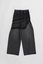 【プランク プロジェクト/PRANK PROJECT】のチュールスカートレイヤードデニム 人気、トレンドファッション・服の通販 founy(ファニー) ファッション Fashion レディースファッション Fashion for Women スカート Skirts パンツ Pants & Trousers デニムパンツ・ジーンズ・美脚デニム Denim Jeans & Pants 2026年 2026 おすすめ Recommended / Our Picks ジャケット Jacket, Outerwear ストレッチ Stretch, Stretchy Fabric ダウン Down, Puffer チュール Tulip, Tulip Motif デニム Denim, Jeans Material ドレープ Drape, Draping Fabric バランス Balance, Style Balance 夏 Summer 春 Spring S/S・春夏 SS, Spring/Summer, Warm Season thumbnail BLK(ブラック)|ID: prp329100004809916 ipo3291000000034908628