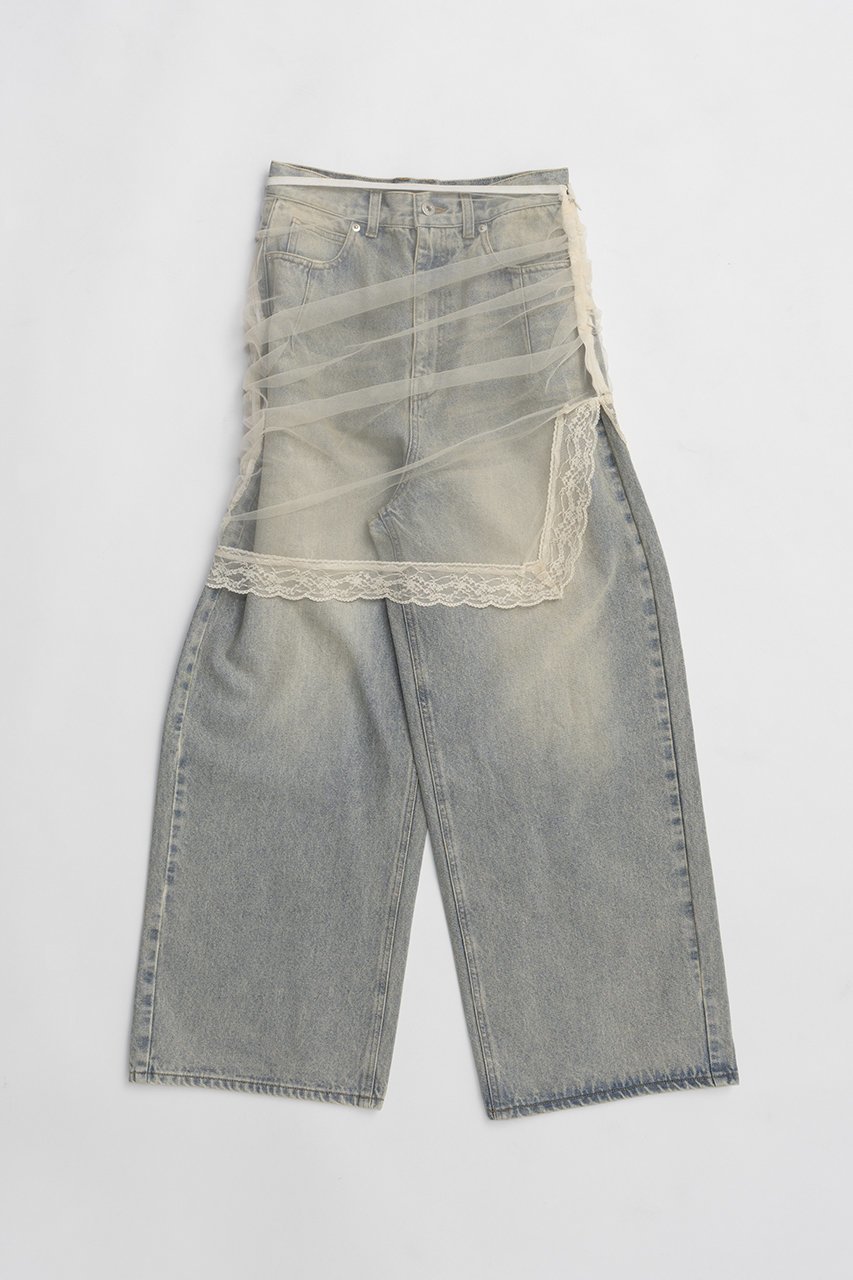 【プランク プロジェクト/PRANK PROJECT】のチュールスカートレイヤードデニム インテリア・キッズ・メンズ・レディースファッション・服の通販 founy(ファニー) ファッション Fashion レディースファッション Fashion for Women スカート Skirts パンツ Pants & Trousers デニムパンツ・ジーンズ・美脚デニム Denim Jeans & Pants 2026年 2026 おすすめ Recommended / Our Picks ジャケット Jacket, Outerwear ストレッチ Stretch, Stretchy Fabric ダウン Down, Puffer チュール Tulip, Tulip Motif デニム Denim, Jeans Material ドレープ Drape, Draping Fabric バランス Balance, Style Balance 夏 Summer 春 Spring S/S・春夏 SS, Spring/Summer, Warm Season BLU(ブルー)|ID: prp329100004809916 ipo3291000000034908630