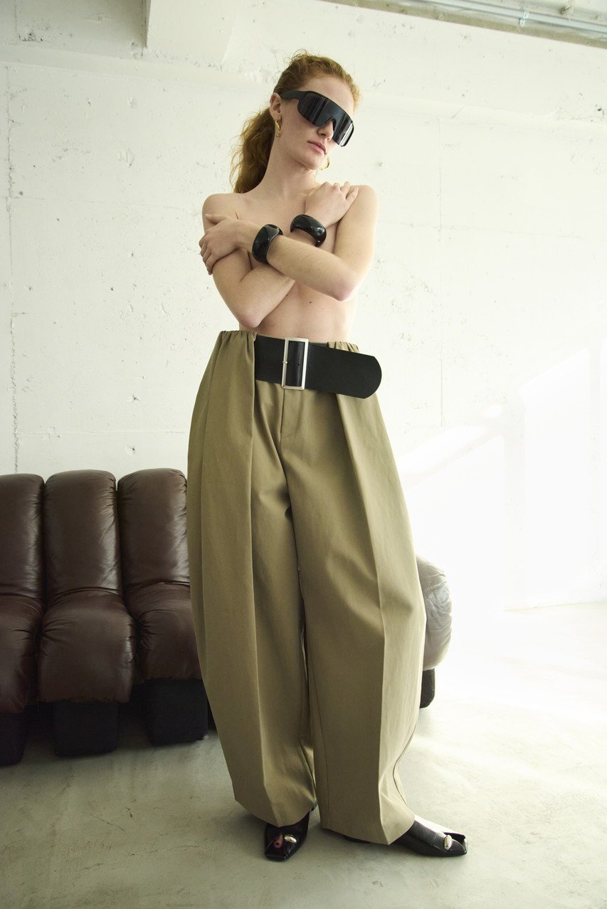 【プランク プロジェクト/PRANK PROJECT】のハイウエストベルトタックパンツ 人気、トレンドファッション・服の通販 founy(ファニー) 　ファッション　Fashion　レディースファッション　Fashion for Women　パンツ　Pants & Trousers　ベルト&ウエストマーク　Belts & Waist Accessories　2026年　2026　オックス　Oxford Fabric　コンパクト　Compact, Small Size　シンプル　Simple, Minimal　デニム　Denim, Jeans Material　バランス　Balance, Style Balance　ワイド　Wide, Wide Fit　再入荷　Restock / Back in Stock　夏　Summer　春　Spring　S/S・春夏　SS, Spring/Summer, Warm Season　other-2|ID: prp329100004809918 ipo3291000000035318218