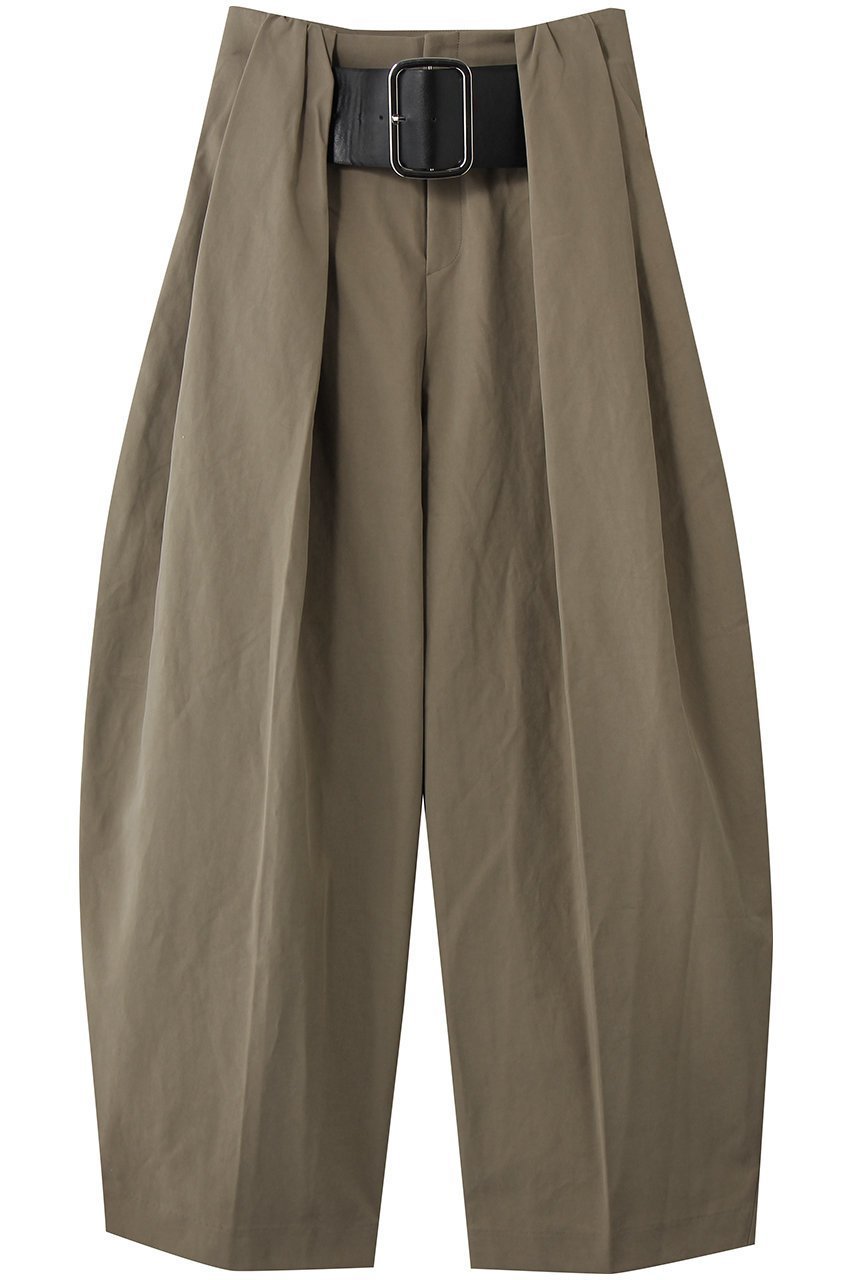 【プランク プロジェクト/PRANK PROJECT】のハイウエストベルトタックパンツ インテリア・キッズ・メンズ・レディースファッション・服の通販 founy(ファニー) 　ファッション　Fashion　レディースファッション　Fashion for Women　パンツ　Pants & Trousers　ベルト&ウエストマーク　Belts & Waist Accessories　オックス　Oxford Fabric　コンパクト　Compact, Small Size　シンプル　Simple, Minimal　デニム　Denim, Jeans Material　バランス　Balance, Style Balance　ワイド　Wide, Wide Fit　再入荷　Restock / Back in Stock　KHK(カーキ)|ID: prp329100004809918 ipo3291000000036087808