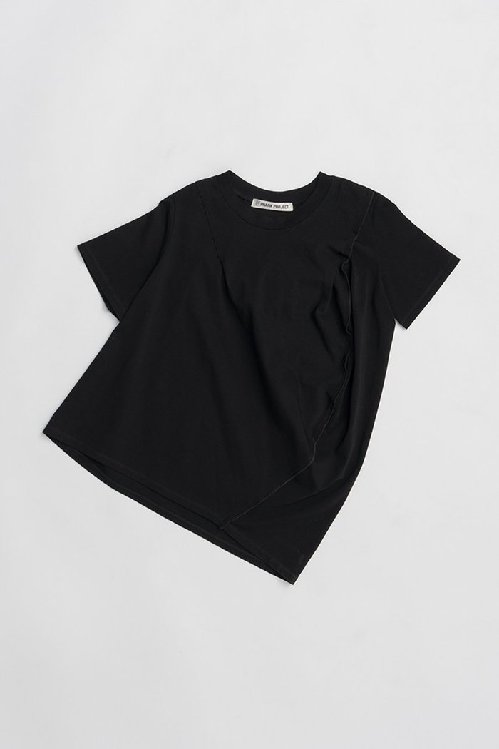 【プランク プロジェクト/PRANK PROJECT】のハーフスリーブドレストップ インテリア・キッズ・メンズ・レディースファッション・服の通販 founy(ファニー) https://founy.com/ ファッション Fashion レディースファッション Fashion for Women トップス・カットソー Cut & Sew Tops シャツ・ブラウス・オフィスカジュアル Elegant Blouses & Button-Ups ロングTシャツ・Tシャツ Longline T-Shirts & Tees カットソー・ベーシックTシャツ Cut-and-Sewn Tops / Stretch Tees & Basics ワンピース Dresses フォーマル・パーティードレス・結婚式用ドレス Elegant & Casual Dresses 2026年 2026 カットソー Cut and Sewn Top キュプラ Cupro, Eco Fabric ショート Short, Short Length シンプル Simple, Minimal スリーブ Sleeve, Long Sleeve / Short Sleeve ドレープ Drape, Draping Fabric エレガント 上品 Elegant 半袖 Short Sleeve, Half Sleeve 夏 Summer 春 Spring S/S・春夏 SS, Spring/Summer, Warm Season |ID: prp329100004809920 ipo3291000000034908694