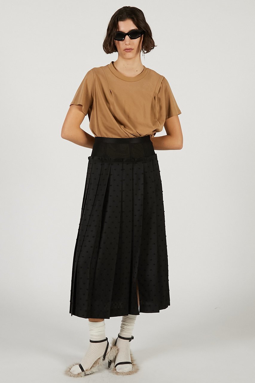 【プランク プロジェクト/PRANK PROJECT】のハーフスリーブドレストップ 人気、トレンドファッション・服の通販 founy(ファニー) 　ファッション　Fashion　レディースファッション　Fashion for Women　トップス・カットソー　Cut & Sew Tops　シャツ・ブラウス・オフィスカジュアル　Elegant Blouses & Button-Ups　ロングTシャツ・Tシャツ　Longline T-Shirts & Tees　カットソー・ベーシックTシャツ　Cut-and-Sewn Tops / Stretch Tees & Basics　ワンピース　Dresses　フォーマル・パーティードレス・結婚式用ドレス　Elegant & Casual Dresses　2026年　2026　カットソー　Cut and Sewn Top　キュプラ　Cupro, Eco Fabric　ショート　Short, Short Length　シンプル　Simple, Minimal　スリーブ　Sleeve, Long Sleeve / Short Sleeve　ドレープ　Drape, Draping Fabric　エレガント 上品　Elegant　半袖　Short Sleeve, Half Sleeve　夏　Summer　春　Spring　S/S・春夏　SS, Spring/Summer, Warm Season　other-7|ID: prp329100004809920 ipo3291000000034908708