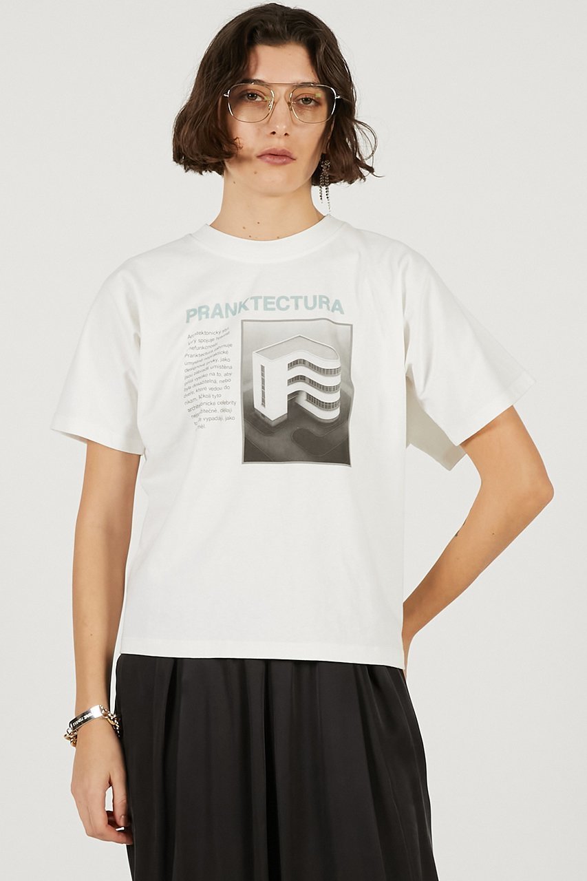 【プランク プロジェクト/PRANK PROJECT】のダブルTシャツ インテリア・キッズ・メンズ・レディースファッション・服の通販 founy(ファニー) 　ファッション　Fashion　レディースファッション　Fashion for Women　トップス・カットソー　Cut & Sew Tops　シャツ・ブラウス・オフィスカジュアル　Elegant Blouses & Button-Ups　ロングTシャツ・Tシャツ　Longline T-Shirts & Tees　カットソー・ベーシックTシャツ　Cut-and-Sewn Tops / Stretch Tees & Basics　2026年　2026　グラフィック　Graphic, Graphic Design　ショート　Short, Short Length　スリーブ　Sleeve, Long Sleeve / Short Sleeve　ダブル　Double, Double-Breasted　プリント　Print, Printed Pattern　夏　Summer　春　Spring　S/S・春夏　SS, Spring/Summer, Warm Season　WHT(ホワイト)|ID: prp329100004809922 ipo3291000000034908729