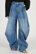 【プランク プロジェクト/PRANK PROJECT】のドレープデニムパンツ 人気、トレンドファッション・服の通販 founy(ファニー) ファッション Fashion レディースファッション Fashion for Women パンツ Pants & Trousers デニムパンツ・ジーンズ・美脚デニム Denim Jeans & Pants 2026年 2026 デニム Denim, Jeans Material ドレープ Drape, Draping Fabric 夏 Summer 春 Spring S/S・春夏 SS, Spring/Summer, Warm Season thumbnail BLU(ブルー)|ID: prp329100004809924 ipo3291000000034908758