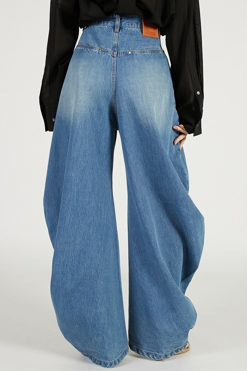 【プランク プロジェクト/PRANK PROJECT】のドレープデニムパンツ 人気、トレンドファッション・服の通販 founy(ファニー) 　ファッション　Fashion　レディースファッション　Fashion for Women　パンツ　Pants & Trousers　デニムパンツ・ジーンズ・美脚デニム　Denim Jeans & Pants　2026年　2026　デニム　Denim, Jeans Material　ドレープ　Drape, Draping Fabric　夏　Summer　春　Spring　S/S・春夏　SS, Spring/Summer, Warm Season　other-8|ID: prp329100004809924 ipo3291000000034908770