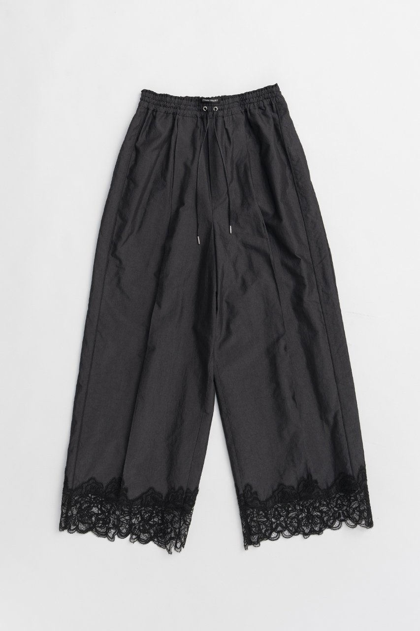 【プランク プロジェクト/PRANK PROJECT】のコットンキュプラパジャマパンツ インテリア・キッズ・メンズ・レディースファッション・服の通販 founy(ファニー) 　ファッション　Fashion　レディースファッション　Fashion for Women　パンツ　Pants & Trousers　2026年　2026　おすすめ　Recommended / Our Picks　キュプラ　Cupro, Eco Fabric　ジャケット　Jacket, Outerwear　セットアップ　Set-Up, Coordinated Outfit　パジャマ　Pajamas, Sleepwear　ラグジュアリー　Luxury, Elegant　レース　Lace, Lace Fabric　エレガント 上品　Elegant　再入荷　Restock / Back in Stock　夏　Summer　春　Spring　S/S・春夏　SS, Spring/Summer, Warm Season　D.BLK(ブラック)|ID: prp329100004809926 ipo3291000000034908792