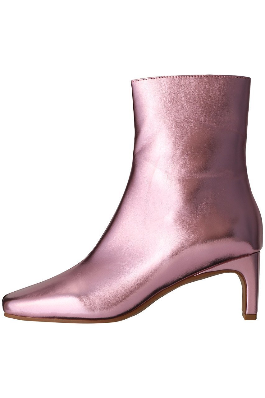 【メゾンスペシャル/MAISON SPECIAL】のスクエアショートブーツ インテリア・キッズ・メンズ・レディースファッション・服の通販 founy(ファニー) 　ファッション　Fashion　レディースファッション　Fashion for Women　エナメル　Patent Leather　ショート　Short, Short Length　シンプル　Simple, Minimal　スクエア　Square, Square Shape　フェイク　Faux, Fake　フェイクレザー　Faux Leather, PU Leather　メタリック　Metallic, Shiny Finish　ラグジュアリー　Luxury, Elegant　リアル　Real, Realistic　PNK(ピンク)|ID: prp329100004809934 ipo3291000000034909026