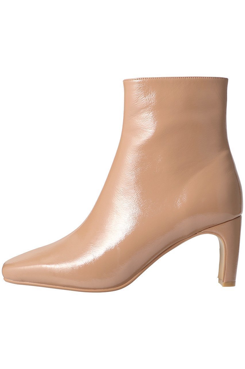 【メゾンスペシャル/MAISON SPECIAL】のスクエアプレーンショートブーツ インテリア・キッズ・メンズ・レディースファッション・服の通販 founy(ファニー) 　ファッション　Fashion　レディースファッション　Fashion for Women　おすすめ　Recommended / Our Picks　エナメル　Patent Leather　クッション　Cushion, Throw Pillow　ショート　Short, Short Length　シンプル　Simple, Minimal　フィット　Fit, Slim Fit　メタリック　Metallic, Shiny Finish　ワイド　Wide, Wide Fit　定番　Standard, Basic Item　P.BGE(ピンクベージュ)|ID: prp329100004809936 ipo3291000000034909049