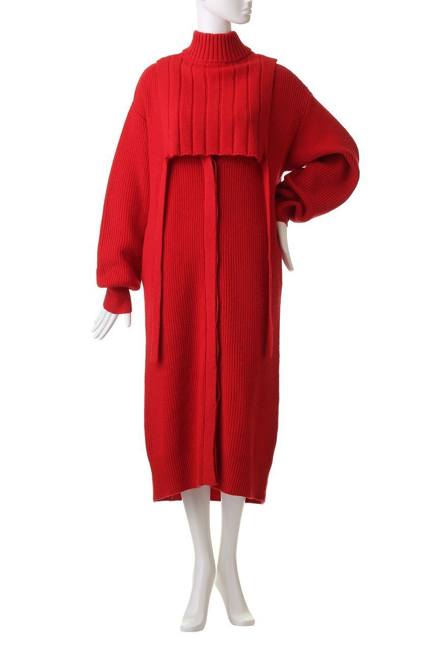 【メゾンスペシャル/MAISON SPECIAL】のMultiway Layered Knit Dress/マルチウェイレイヤードニットワンピース 人気、トレンドファッション・服の通販 founy(ファニー) 　ファッション　Fashion　レディースファッション　Fashion for Women　ワンピース　Dresses　フォーマル・パーティードレス・結婚式用ドレス　Elegant & Casual Dresses　ニットワンピース　Knit Dresses　チュニック　Tunic Tops & Dresses　カーディガン　Cardigan, Knitwear　ショート　Short, Short Length　シンプル　Simple, Minimal　ジャケット　Jacket, Outerwear　タートルネック　Turtleneck, High Neck　チュニック　Tunic, Long Top　ベスト　Vest, Waistcoat　防寒　Cold Protection, Winter-Ready　マキシ　Maxi, Full Length　リボン　Ribbon, Bow　ロング　Long, Long-Length　冬　Winter / This Winter　おすすめ　Recommended / Our Picks　エレガント 上品　Elegant　other-7|ID: prp329100004809941 ipo3291000000034909355