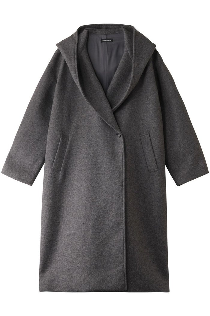 【メゾンスペシャル/MAISON SPECIAL】のCashmere Beaver Processing Hood Coat/カシミヤビーバーフードコート インテリア・キッズ・メンズ・レディースファッション・服の通販 founy(ファニー) https://founy.com/ ファッション Fashion レディースファッション Fashion for Women アウター Coat / Outerwear Collection コート・ロングコート・ピーコート Long Coats, Peacoats & More ショルダー Shoulder, Shoulder Strap ダブル Double, Double-Breasted ドロップ Drop Shoulder, Dropped Style ルーズ Loose, Oversized ロング Long, Long-Length |ID: prp329100004809942 ipo3291000000036022860