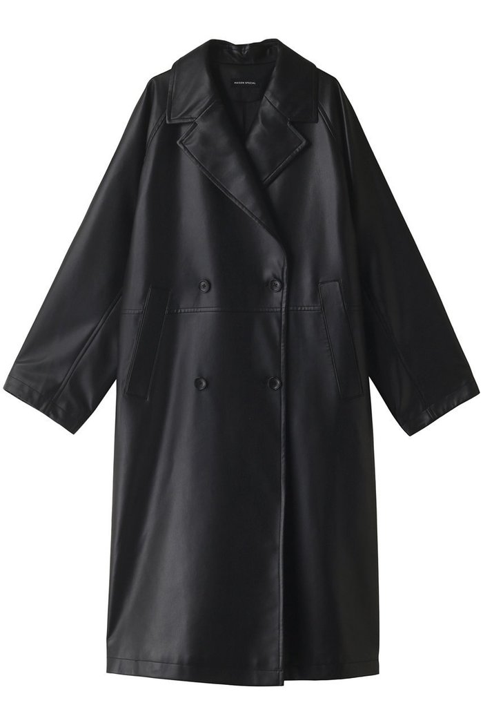 【メゾンスペシャル/MAISON SPECIAL】のフェイクレザーオーバーチェスターコート インテリア・キッズ・メンズ・レディースファッション・服の通販 founy(ファニー) https://founy.com/ ファッション Fashion レディースファッション Fashion for Women アウター Coat / Outerwear Collection コート・ロングコート・ピーコート Long Coats, Peacoats & More チェスターコート・ロング丈アウター Chester Coats / Chesterfield Long Coats フェイクレザー Faux Leather, PU Leather ロング Long, Long-Length エレガント 上品 Elegant 冬 Winter / This Winter 秋 Autumn |ID: prp329100004809947 ipo3291000000034909522