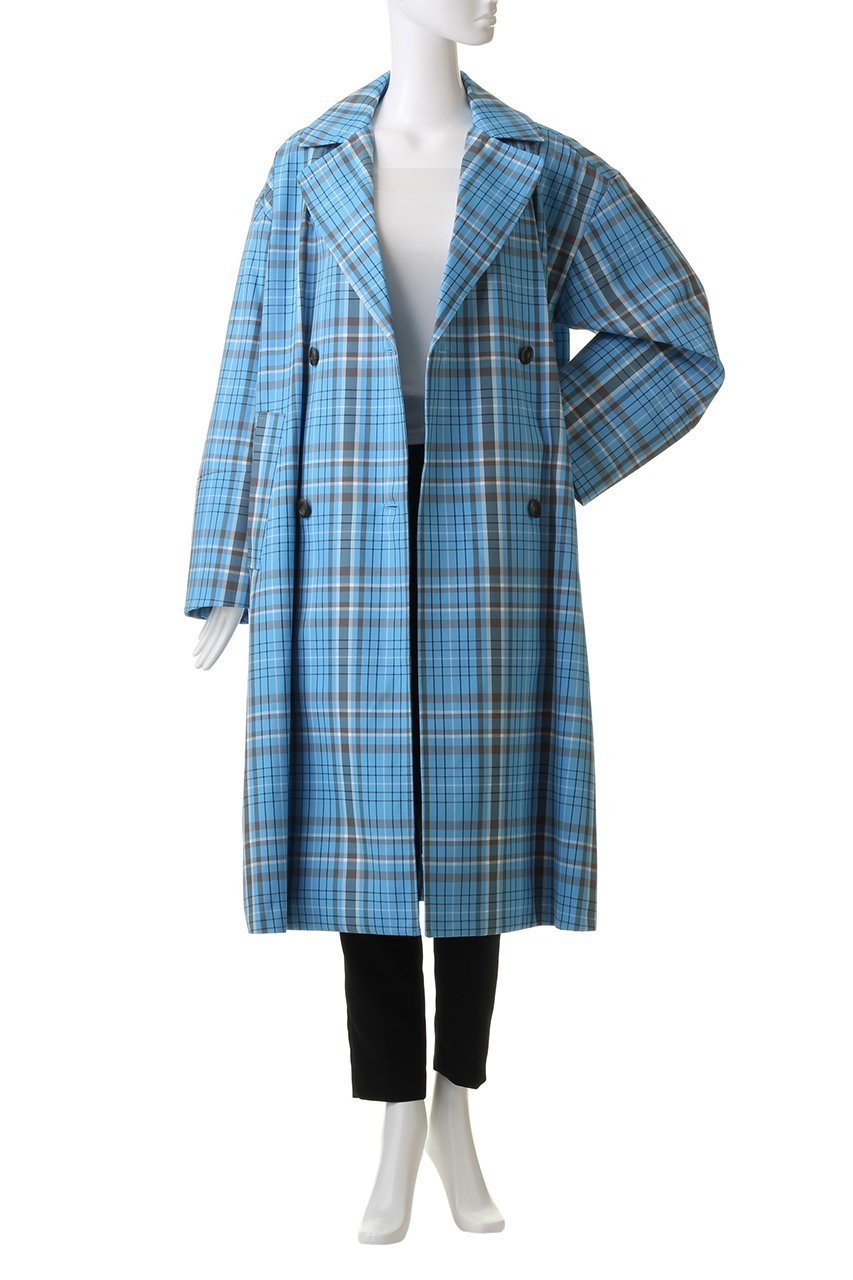 【メゾンスペシャル/MAISON SPECIAL】のCheck Overspring Coat/チェックオーバースプリングコート 人気、トレンドファッション・服の通販 founy(ファニー) 　ファッション　Fashion　レディースファッション　Fashion for Women　アウター　Coat / Outerwear Collection　コート・ロングコート・ピーコート　Long Coats, Peacoats & More　春　Spring　シアー　Sheer, See-Through　セットアップ　Set-Up, Coordinated Outfit　チェスターコート　Chester Coat, Long Coat　チェック　Check, Plaid, Tartan　定番　Standard, Basic Item　ロング　Long, Long-Length　おすすめ　Recommended / Our Picks　other-8|ID: prp329100004809948 ipo3291000000035862601
