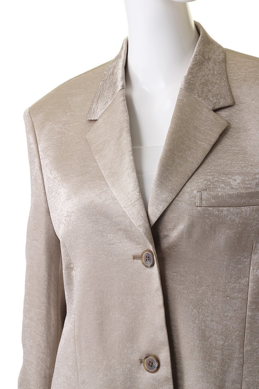 【メゾンスペシャル/MAISON SPECIAL】のSatin Jacket/サテンジャケット 人気、トレンドファッション・服の通販 founy(ファニー) 　ファッション　Fashion　レディースファッション　Fashion for Women　アウター　Coat / Outerwear Collection　レディースジャケット・軽アウター　Jackets　オケージョン　Occasion Wear　サテン　Satin, Glossy Fabric　ジャケット　Jacket, Outerwear　セットアップ　Set-Up, Coordinated Outfit　ダウン　Down, Puffer　ダブル　Double, Double-Breasted　デニム　Denim, Jeans Material　ラグジュアリー　Luxury, Elegant　ワッシャー　Washer, Crinkled Finish　エレガント 上品　Elegant　other-5|ID: prp329100004809952 ipo3291000000034909737