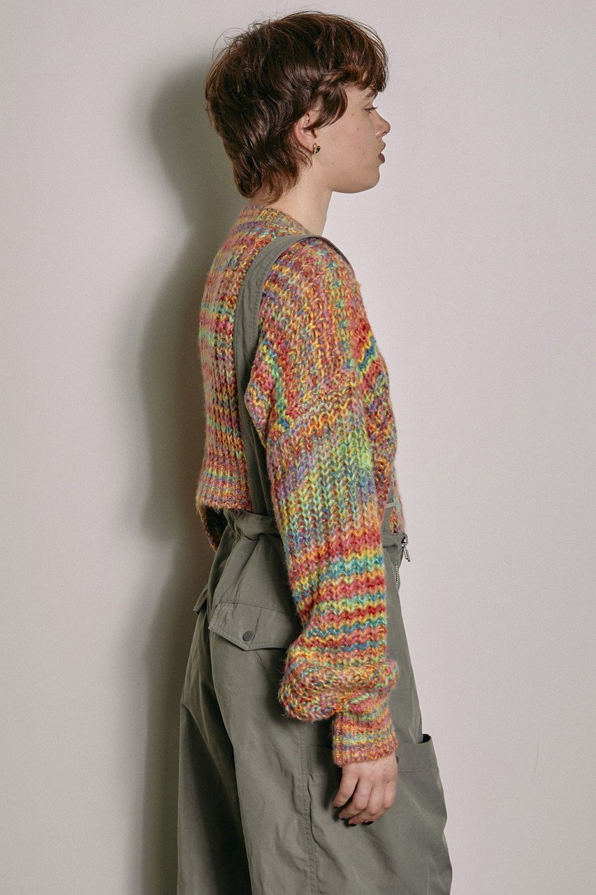 【メゾンスペシャル/MAISON SPECIAL】のSplashed Pattern Knit Wear/カスリニットプルオーバー 人気、トレンドファッション・服の通販 founy(ファニー) 　ファッション　Fashion　レディースファッション　Fashion for Women　トップス・カットソー　Cut & Sew Tops　ニット　Knit Tops & Sweaters　カジュアルプルオーバー・ニットトップス　Pullovers & Knit Tops / Casual Pullovers　カラフル　Colorful Design　ショート　Short, Short Length　バランス　Balance, Style Balance　ワイド　Wide, Wide Fit　other-7|ID: prp329100004809955 ipo3291000000034909939