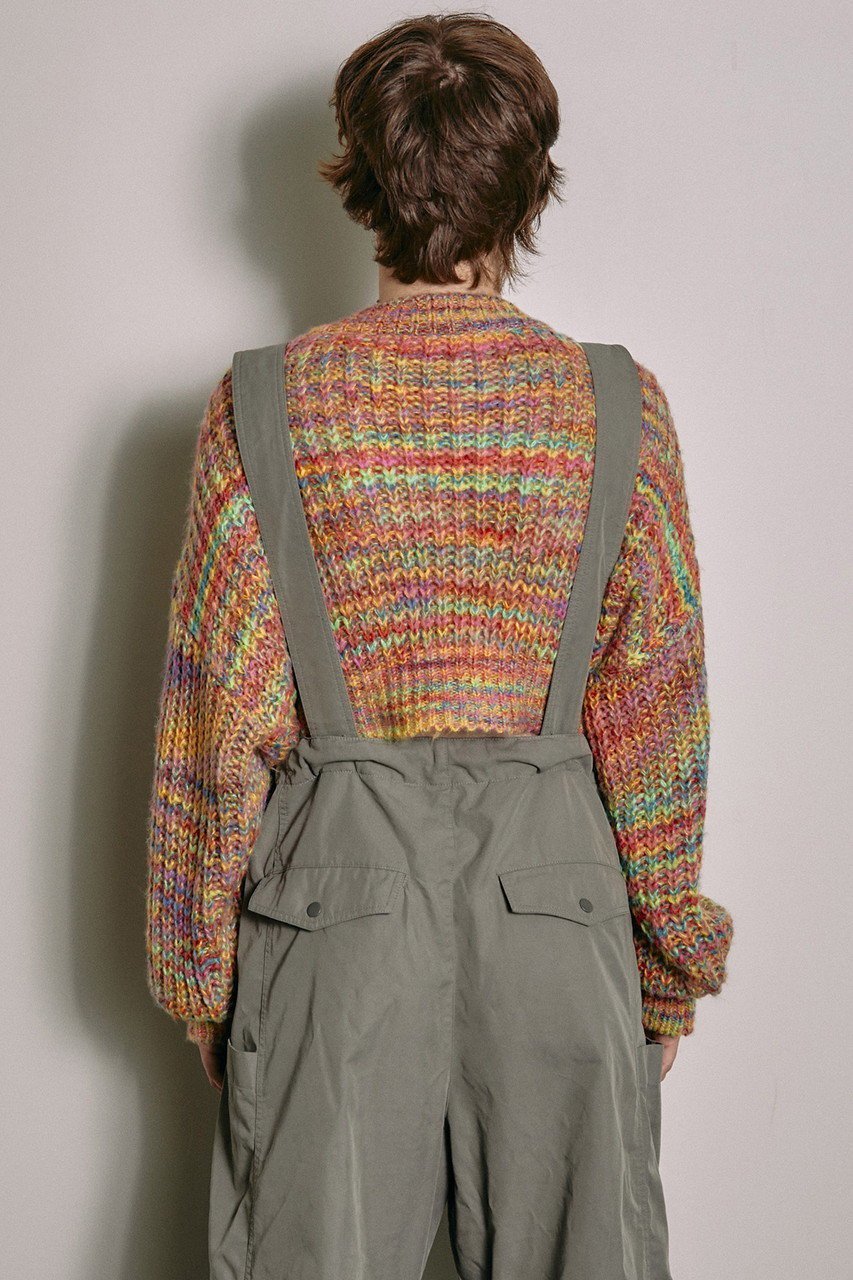 【メゾンスペシャル/MAISON SPECIAL】のSplashed Pattern Knit Wear/カスリニットプルオーバー 人気、トレンドファッション・服の通販 founy(ファニー) 　ファッション　Fashion　レディースファッション　Fashion for Women　トップス・カットソー　Cut & Sew Tops　ニット　Knit Tops & Sweaters　カジュアルプルオーバー・ニットトップス　Pullovers & Knit Tops / Casual Pullovers　カラフル　Colorful Design　ショート　Short, Short Length　バランス　Balance, Style Balance　ワイド　Wide, Wide Fit　other-8|ID: prp329100004809955 ipo3291000000034909940