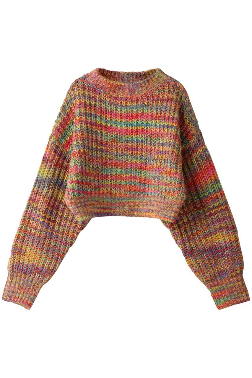 【メゾンスペシャル/MAISON SPECIAL】のSplashed Pattern Knit Wear/カスリニットプルオーバー インテリア・キッズ・メンズ・レディースファッション・服の通販 founy(ファニー) ファッション Fashion レディースファッション Fashion for Women トップス・カットソー Cut & Sew Tops ニット Knit Tops & Sweaters カジュアルプルオーバー・ニットトップス Pullovers & Knit Tops / Casual Pullovers カラフル Colorful Design ショート Short, Short Length バランス Balance, Style Balance ワイド Wide, Wide Fit MLT1(マルチカラー)|ID: prp329100004809955 ipo3291000000036680177
