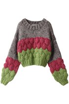 【メゾンスペシャル/MAISON SPECIAL】のHand Unevenness Border Knit Wear/ポコポコボーダーハンドニット GRN(グリーン)|ID: prp329100004809959 ipo3291000000036022993