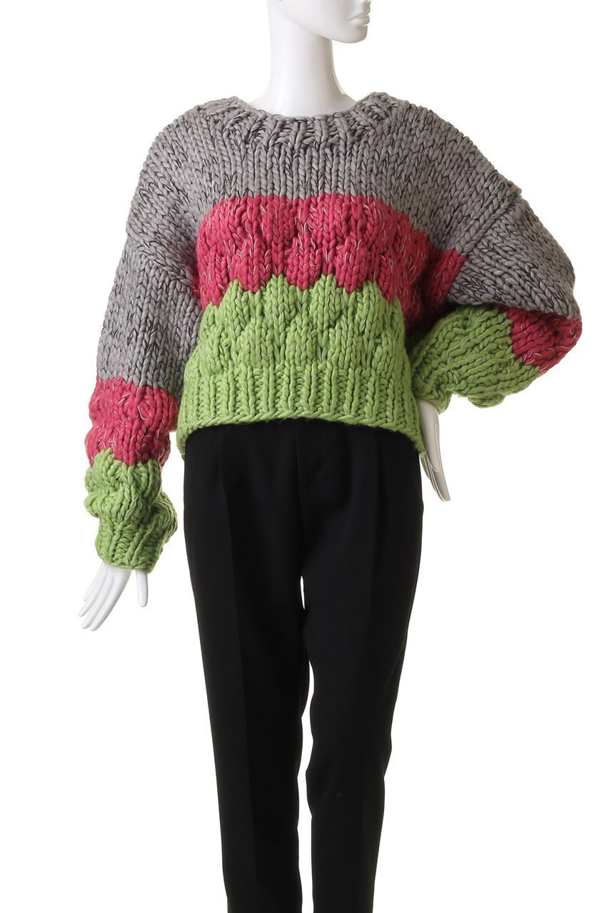 【メゾンスペシャル/MAISON SPECIAL】のHand Unevenness Border Knit Wear/ポコポコボーダーハンドニット 人気、トレンドファッション・服の通販 founy(ファニー) 　ファッション　Fashion　レディースファッション　Fashion for Women　トップス・カットソー　Cut & Sew Tops　ニット　Knit Tops & Sweaters　カジュアルプルオーバー・ニットトップス　Pullovers & Knit Tops / Casual Pullovers　インナー　Innerwear　手編み　Hand-Knitted, Handmade Knit　ハンド　Hand, Handmade　バランス　Balance, Style Balance　ボーダー　Border, Stripe　冬　Winter / This Winter　other-2|ID: prp329100004809959 ipo3291000000036022998
