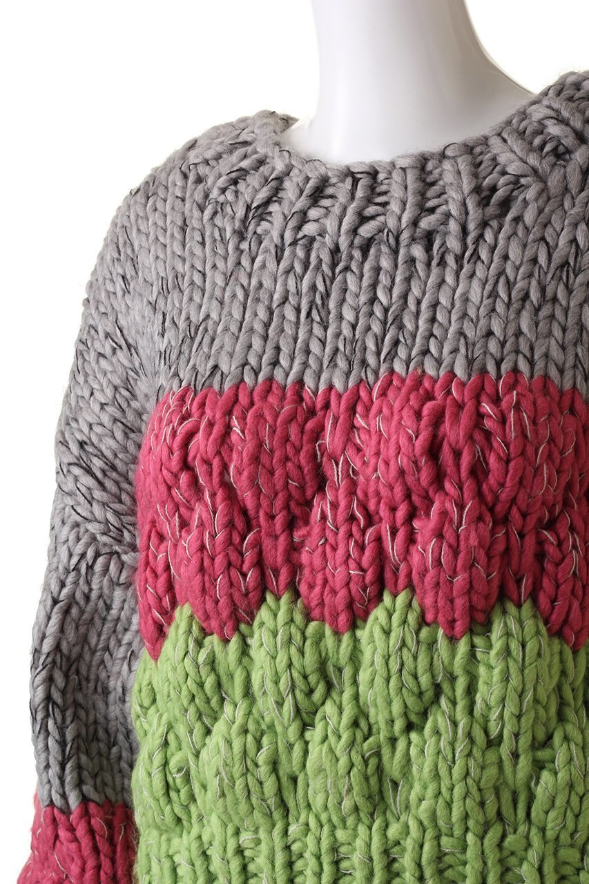 【メゾンスペシャル/MAISON SPECIAL】のHand Unevenness Border Knit Wear/ポコポコボーダーハンドニット 人気、トレンドファッション・服の通販 founy(ファニー) ファッション Fashion レディースファッション Fashion for Women トップス・カットソー Cut & Sew Tops ニット Knit Tops & Sweaters カジュアルプルオーバー・ニットトップス Pullovers & Knit Tops / Casual Pullovers インナー Innerwear 手編み Hand-Knitted, Handmade Knit ハンド Hand, Handmade バランス Balance, Style Balance ボーダー Border, Stripe 冬 Winter / This Winter other-5|ID: prp329100004809959 ipo3291000000036422212