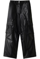 【メゾンスペシャル/MAISON SPECIAL】のSynthetic Leather Cargo Pants/フェイクレザーカーゴパンツ 人気、トレンドファッション・服の通販 founy(ファニー) ファッション Fashion レディースファッション Fashion for Women パンツ Pants & Trousers カーゴパンツ Cargo Pants, Utility Pants ストレート Straight, Straight Cut フェイクレザー Faux Leather, PU Leather ポケット Pocket, Pocket Detail ミリタリー Military, Army Style リアル Real, Realistic おすすめ Recommended / Our Picks |ID:prp329100004809960