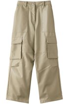 【メゾンスペシャル/MAISON SPECIAL】のSynthetic Leather Cargo Pants/フェイクレザーカーゴパンツ 人気、トレンドファッション・服の通販 founy(ファニー) ファッション Fashion レディースファッション Fashion for Women パンツ Pants & Trousers カーゴパンツ Cargo Pants, Utility Pants ストレート Straight, Straight Cut フェイクレザー Faux Leather, PU Leather ポケット Pocket, Pocket Detail ミリタリー Military, Army Style リアル Real, Realistic おすすめ Recommended / Our Picks thumbnail M.GRN(ミントグリーン)|ID: prp329100004809960 ipo3291000000034910129