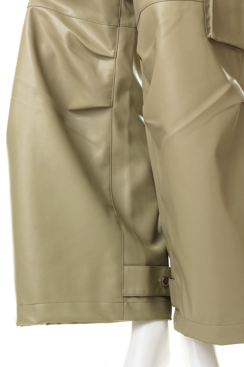【メゾンスペシャル/MAISON SPECIAL】のSynthetic Leather Cargo Pants/フェイクレザーカーゴパンツ 人気、トレンドファッション・服の通販 founy(ファニー) 　ファッション　Fashion　レディースファッション　Fashion for Women　パンツ　Pants & Trousers　カーゴパンツ　Cargo Pants, Utility Pants　ストレート　Straight, Straight Cut　フェイクレザー　Faux Leather, PU Leather　ポケット　Pocket, Pocket Detail　ミリタリー　Military, Army Style　リアル　Real, Realistic　おすすめ　Recommended / Our Picks　other-6|ID: prp329100004809960 ipo3291000000034910139