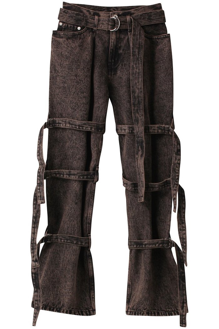 【メゾンスペシャル/MAISON SPECIAL】のBondage Denim Pants/ボンテージデニムパンツ インテリア・キッズ・メンズ・レディースファッション・服の通販 founy(ファニー) https://founy.com/ ファッション Fashion レディースファッション Fashion for Women パンツ Pants & Trousers デニムパンツ・ジーンズ・美脚デニム Denim Jeans & Pants デニム Denim, Jeans Material ルーズ Loose, Oversized ワイド Wide, Wide Fit |ID: prp329100004809961 ipo3291000000034910142