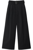 【メゾンスペシャル/MAISON SPECIAL】のベルテッドヨークワイドパンツ 人気、トレンドファッション・服の通販 founy(ファニー) ファッション Fashion レディースファッション Fashion for Women パンツ Pants & Trousers ストレッチ Stretch, Stretchy Fabric ワイド Wide, Wide Fit thumbnail BLK(ブラック)|ID: prp329100004809962 ipo3291000000034910156