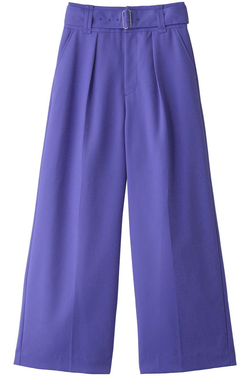 【メゾンスペシャル/MAISON SPECIAL】のベルテッドヨークワイドパンツ インテリア・キッズ・メンズ・レディースファッション・服の通販 founy(ファニー) ファッション Fashion レディースファッション Fashion for Women パンツ Pants & Trousers ストレッチ Stretch, Stretchy Fabric ワイド Wide, Wide Fit D.BLU(ダークブルー)|ID: prp329100004809962 ipo3291000000034910158