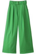 【メゾンスペシャル/MAISON SPECIAL】のベルテッドヨークワイドパンツ 人気、トレンドファッション・服の通販 founy(ファニー) ファッション Fashion レディースファッション Fashion for Women パンツ Pants & Trousers ストレッチ Stretch, Stretchy Fabric ワイド Wide, Wide Fit thumbnail GRN(グリーン)|ID: prp329100004809962 ipo3291000000034910160