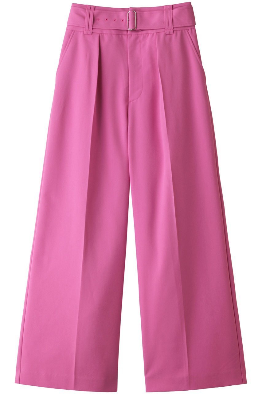 【メゾンスペシャル/MAISON SPECIAL】のベルテッドヨークワイドパンツ インテリア・キッズ・メンズ・レディースファッション・服の通販 founy(ファニー) ファッション Fashion レディースファッション Fashion for Women パンツ Pants & Trousers ストレッチ Stretch, Stretchy Fabric ワイド Wide, Wide Fit PNK(ピンク)|ID: prp329100004809962 ipo3291000000034910161