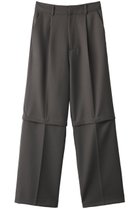 【メゾンスペシャル/MAISON SPECIAL】の2WAYタックパンツ 人気、トレンドファッション・服の通販 founy(ファニー) ファッション Fashion レディースファッション Fashion for Women パンツ Pants & Trousers おすすめ Recommended / Our Picks ストライプ Stripe, Striped Pattern スリット Slit, Slit Detail タイツ Tights, Legwear ランダム Random, Irregular エレガント 上品 Elegant thumbnail GRY(グレー)|ID: prp329100004809965 ipo3291000000034910191