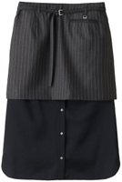 【メゾンスペシャル/MAISON SPECIAL】のShirt Layered Mini Skirt /シャツレイヤードミニスカート 人気、トレンドファッション・服の通販 founy(ファニー) ファッション Fashion レディースファッション Fashion for Women スカート Skirts ミニスカート Mini Skirts サテン Satin, Glossy Fabric セパレート Separate, Two-Piece ドローストリング Drawstring, Pull Cord ミニスカート Mini Skirt, Short Skirt モダン Modern, Contemporary エレガント 上品 Elegant |ID:prp329100004809968