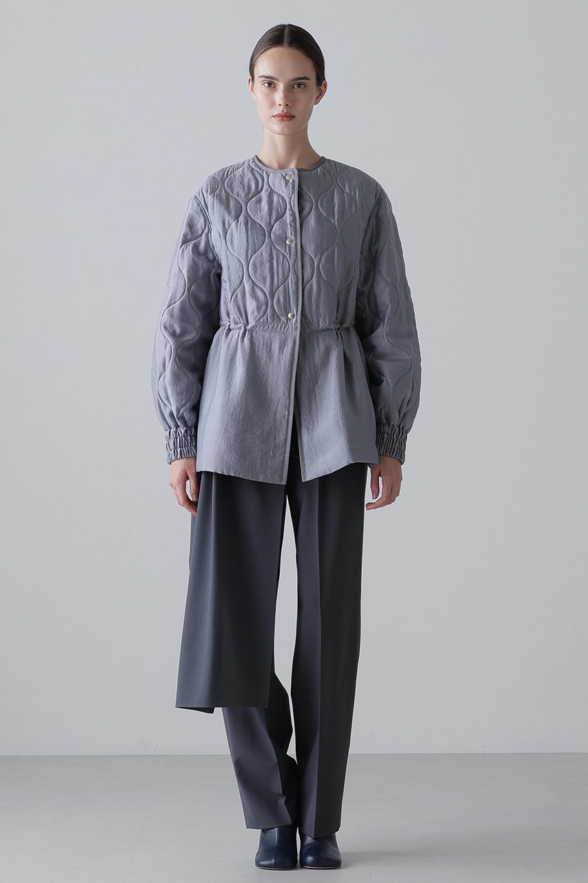 【アドーア/ADORE】のシアーキルティングコート 人気、トレンドファッション・服の通販 founy(ファニー) 　ファッション　Fashion　レディースファッション　Fashion for Women　アウター　Coat / Outerwear Collection　コート・ロングコート・ピーコート　Long Coats, Peacoats & More　キルティング　Quilted, Quilting　シアー　Sheer, See-Through　ショート　Short, Short Length　ジャケット　Jacket, Outerwear　ストリング　String, Drawstring　エレガント 上品　Elegant　other-2|ID: prp329100004810015 ipo3291000000034911000