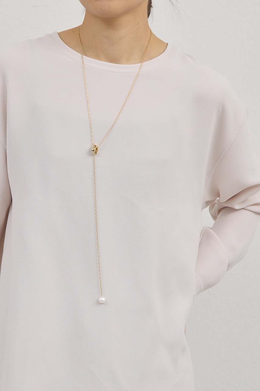 【ガリャルダガランテ/GALLARDAGALANTE】のパールメタルブロックネックレス 人気、トレンドファッション・服の通販 founy(ファニー) 　ファッション　Fashion　レディースファッション　Fashion for Women　ジュエリー　Jewelry　ネックレス　Necklaces & Pendants　アクセサリー　Fashion Accessories　シンプル　Simple, Minimal　ネックレス　Necklace, Pendant Necklace　パール　Pearl, Pearl Accent　メタル　Metal, Metal Parts　新作・新入荷　New Arrivals / New In　other-2|ID: prp329100004810896 ipo3291000000034920316