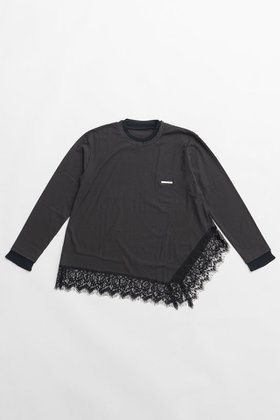 【プランク プロジェクト/PRANK PROJECT】のアシメヘムレーストップ 人気、トレンドファッション・服の通販 founy(ファニー) ファッション Fashion レディースファッション Fashion for Women トップス・カットソー Cut & Sew Tops キャミソール&ノースリーブ Camisoles & Sleeveless Tops シャツ・ブラウス・オフィスカジュアル Elegant Blouses & Button-Ups ロングTシャツ・Tシャツ Longline T-Shirts & Tees カットソー・ベーシックTシャツ Cut-and-Sewn Tops / Stretch Tees & Basics キャミソール Camisole, Spaghetti Strap Top タンク Tank Top, Sleeveless Top レース Lace, Lace Fabric 再入荷 Restock / Back in Stock |ID:prp329100004810901