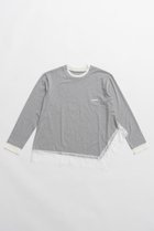 【プランク プロジェクト/PRANK PROJECT】のアシメヘムレーストップ GRY(グレー)|ID: prp329100004810901 ipo3291000000035717833