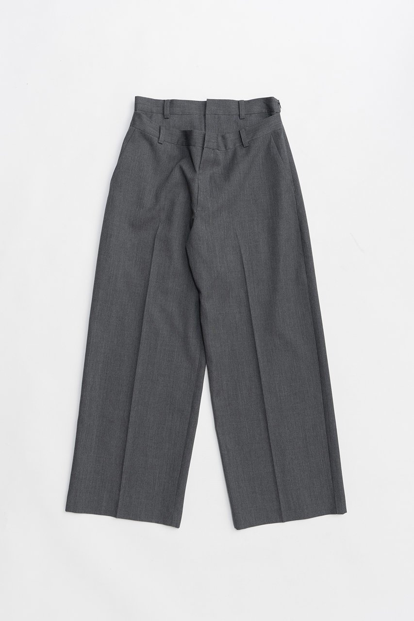 【プランク プロジェクト/PRANK PROJECT】のダブルフロントパンツ インテリア・キッズ・メンズ・レディースファッション・服の通販 founy(ファニー) 　ファッション　Fashion　レディースファッション　Fashion for Women　パンツ　Pants & Trousers　2026年　2026　ダブル　Double, Double-Breasted　フロント　Front, Front Design　夏　Summer　春　Spring　S/S・春夏　SS, Spring/Summer, Warm Season　GRY(グレー)|ID: prp329100004810902 ipo3291000000034920360